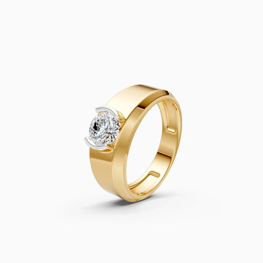 Refined Charm Solitaire Diamond Ring