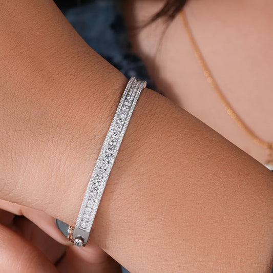 Sparkling Statement Lab Diamond Bracelet