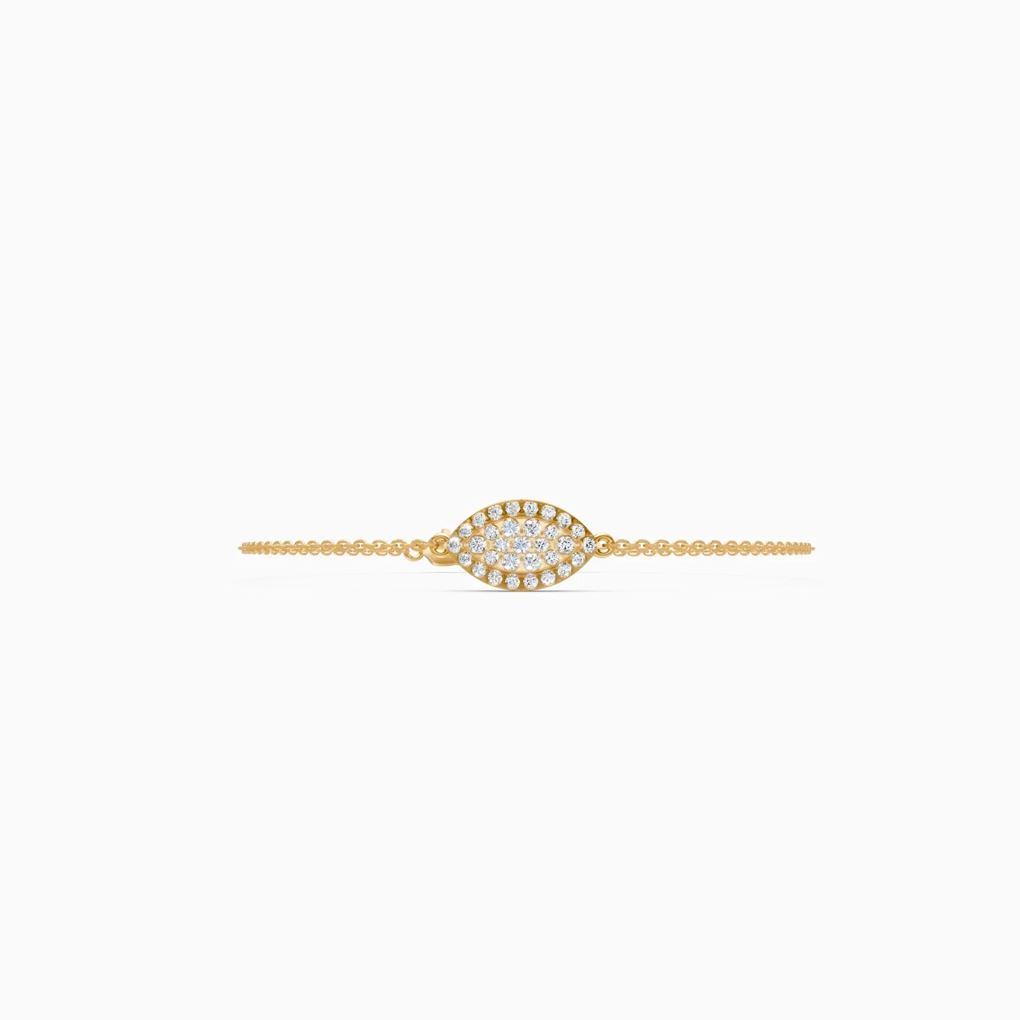 Stylish Luxe-Shaped Diamond Bracelet