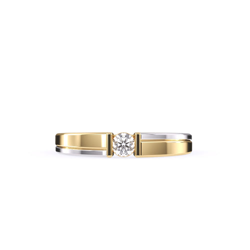 Forever One Round Diamond Tension Setting Ring