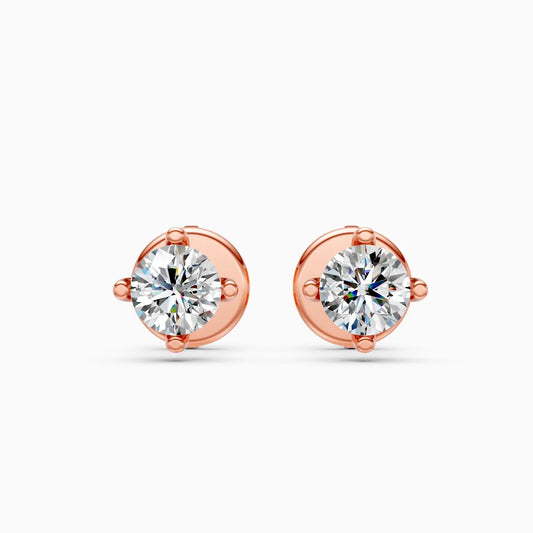 Classic Solitaire Lab Grown Diamond Studs