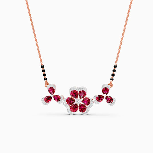 Floral Cluster Mangalsutra