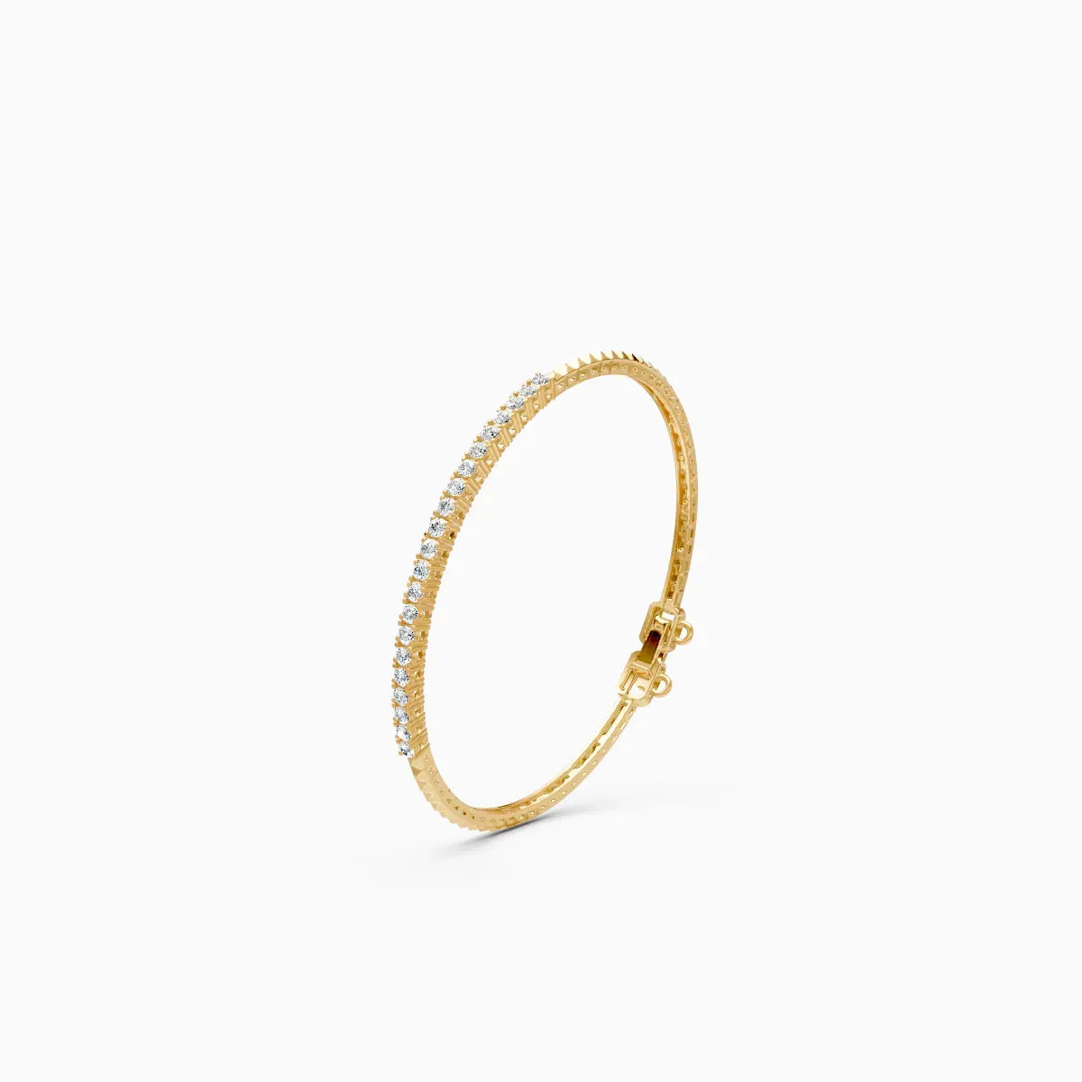 Tennis Lab Grown Diamond Gold Bracelet