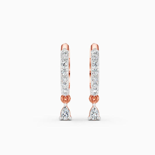 Eternal Glow Lab Diamond Drop Earrings