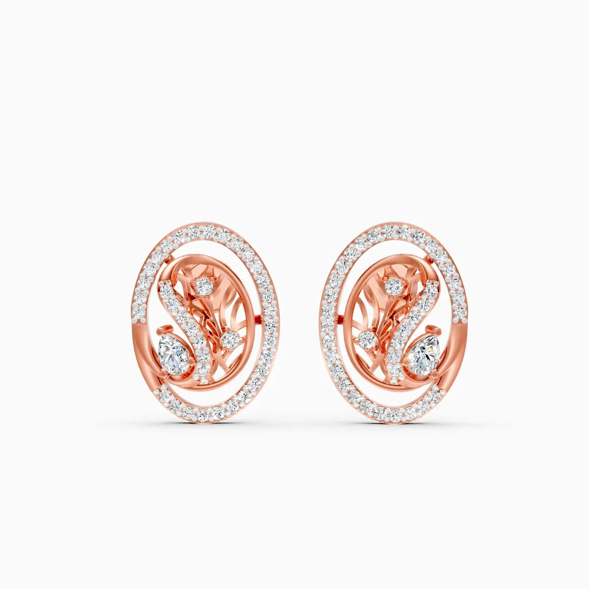 Lustre Loop Lab Grown Diamond Earrings