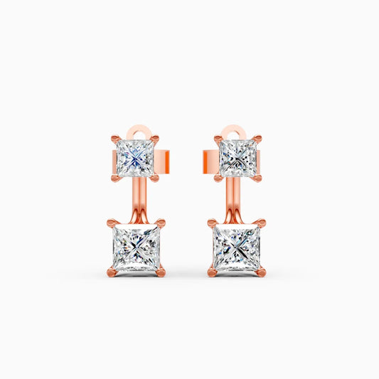 Princess Duo Drop Studs