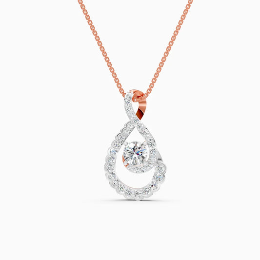 Twinkling Curve Lab-Grown Diamond Pendant