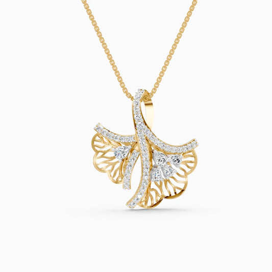 Butterfly Grace Lab Grown Diamond Pendant