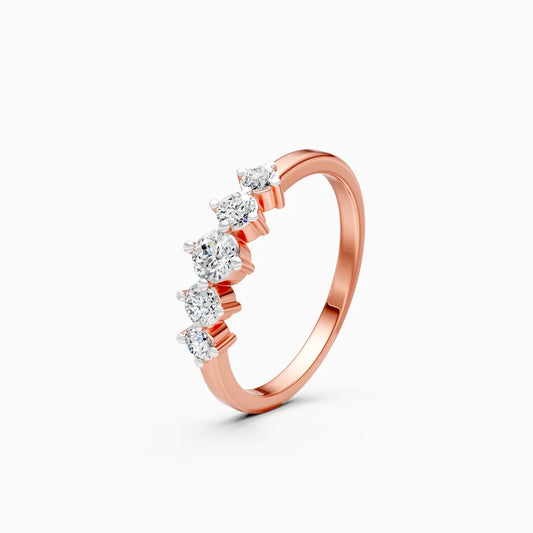 Crystal Arc Lab Grown Diamond Ring