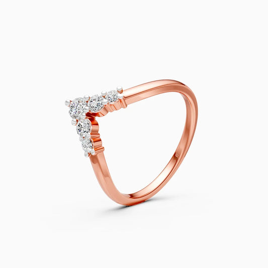 Chevron Diamond Band