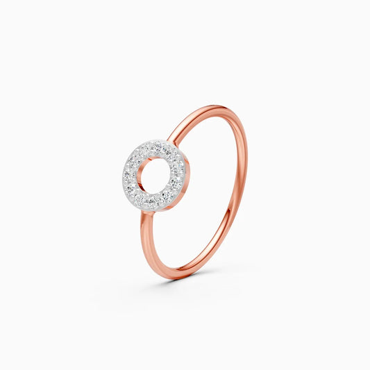Open Halo Circle Ring