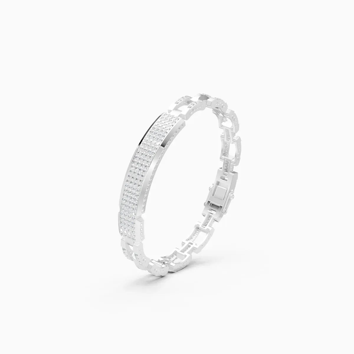 Fancy Lab Diamond Bracelet for Men