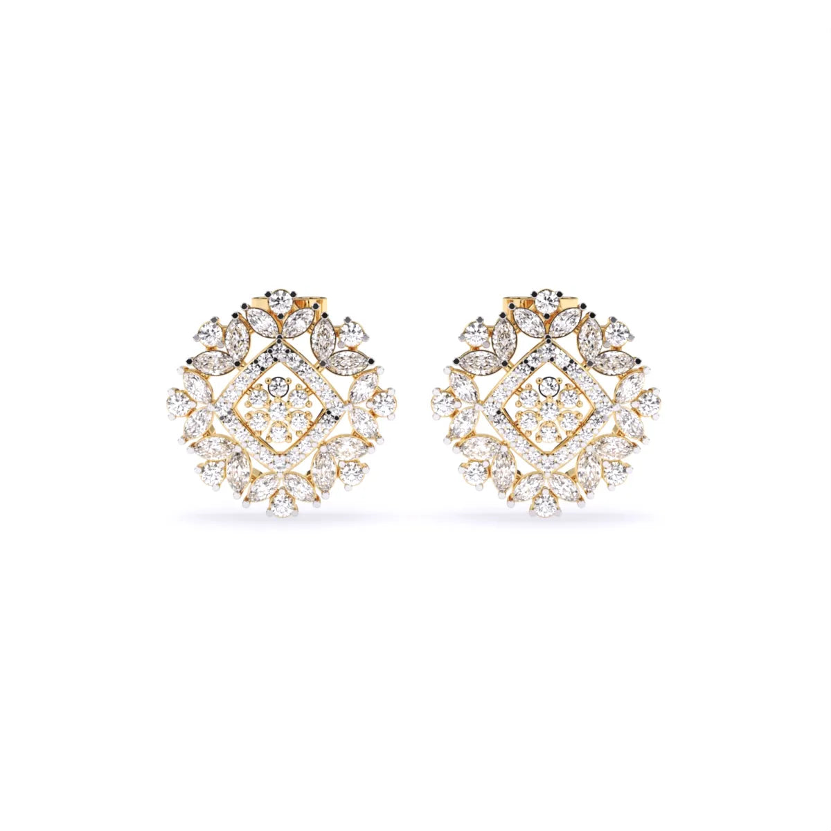 Elegant Classic Lab Grown Diamond Earrings