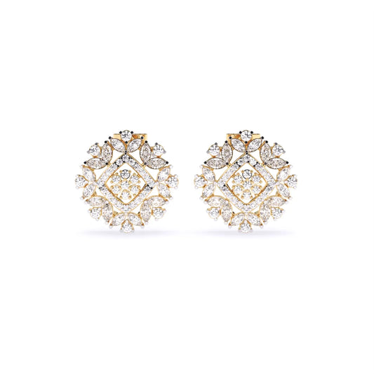 Elegant Classic Lab Grown Diamond Earrings