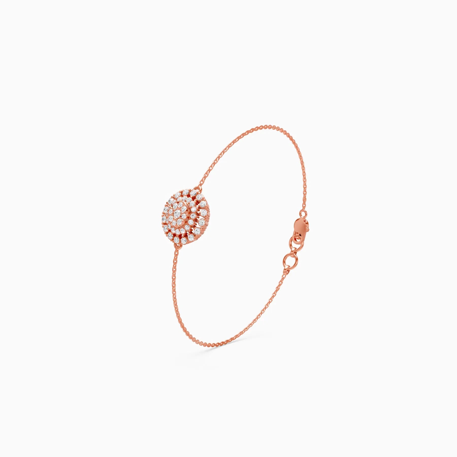 Cluster Lab Grown Diamond Halo Bracelet