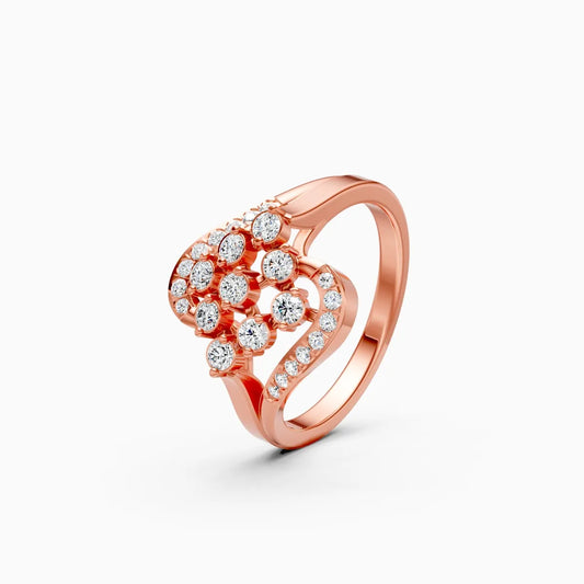 Whispering Petals Diamond Ring Timeless Elegance
