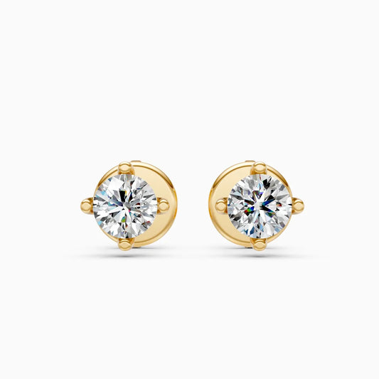 Classic Solitaire Lab Grown Diamond Studs
