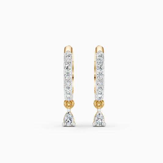 Eternal Glow Lab Diamond Drop Earrings