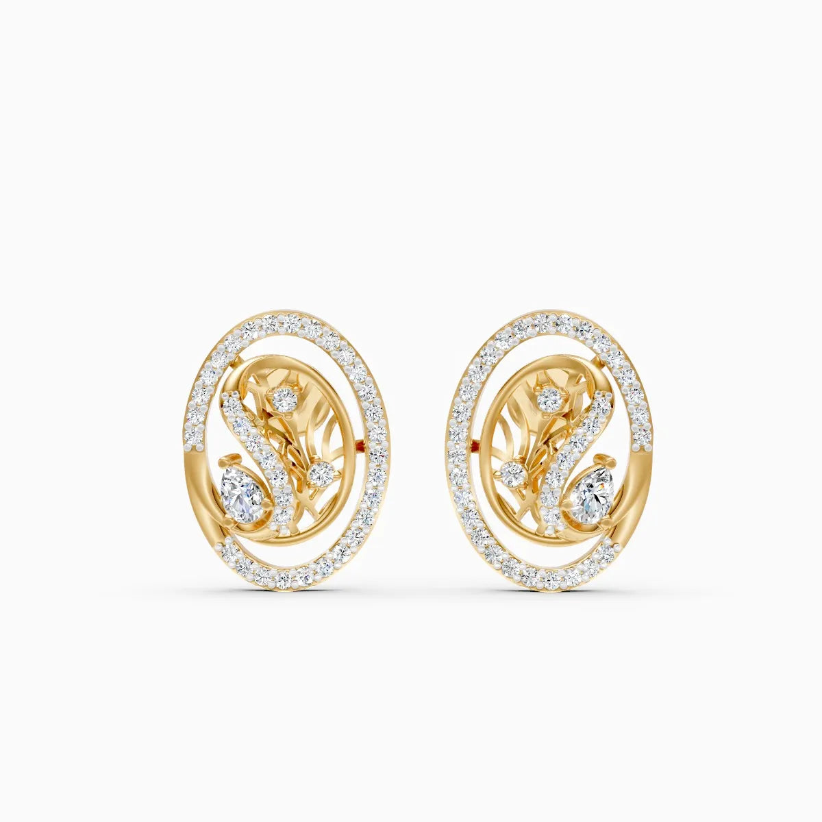 Lustre Loop Lab Grown Diamond Earrings