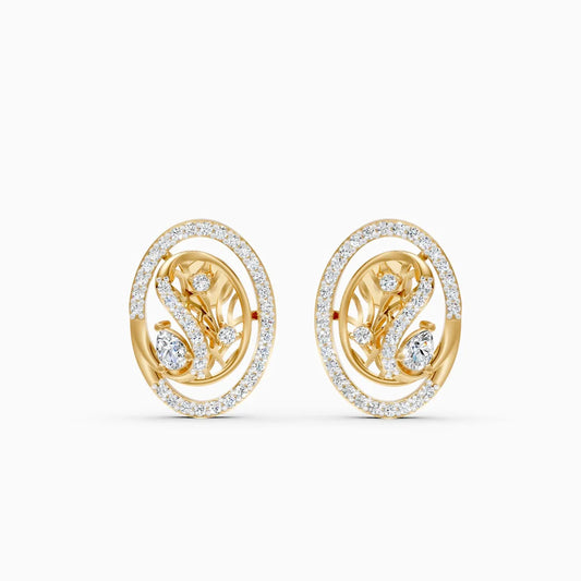 Lustre Loop Lab Grown Diamond Earrings