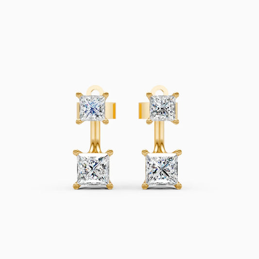 Princess Duo Drop Studs
