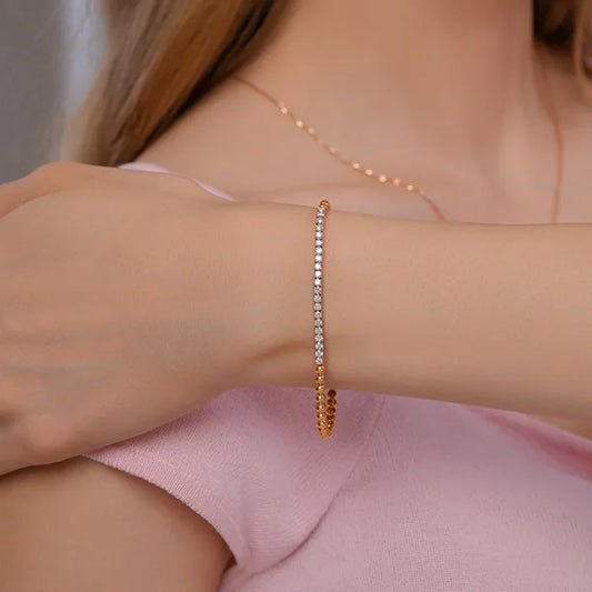 Luxury Slim Design Lab Grown Diamond Tennis Bracelet