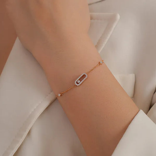 Move Classic Pave lab Diamond Bracelet