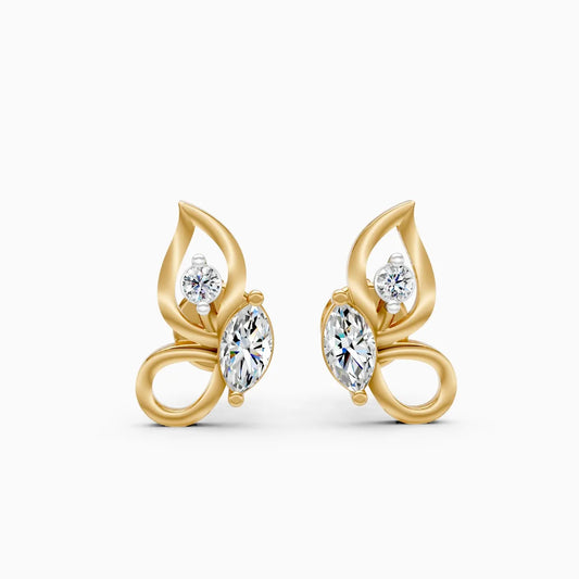 Butterfly Bloom Lab Grown Diamond Studs
