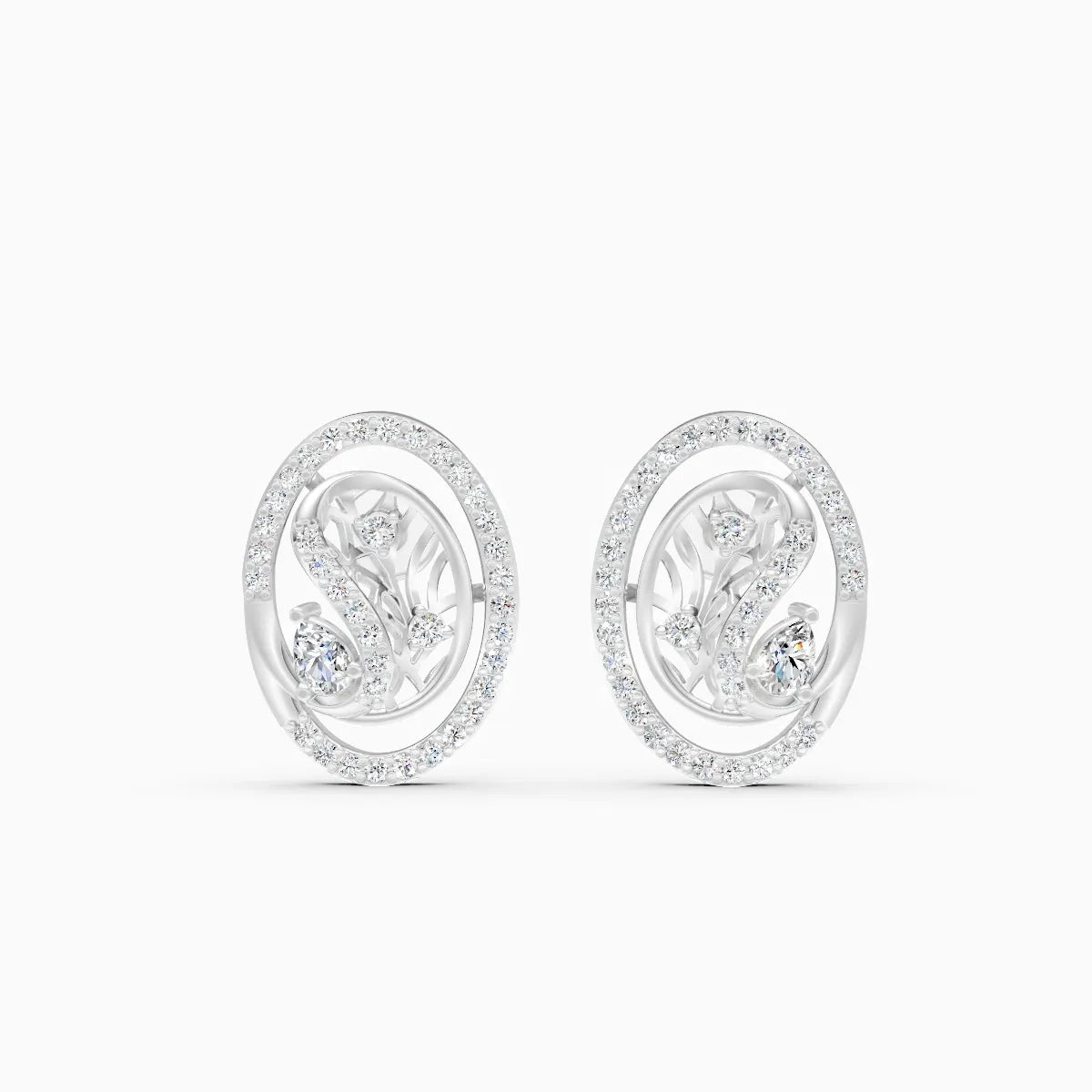 Lustre Loop Lab Grown Diamond Earrings