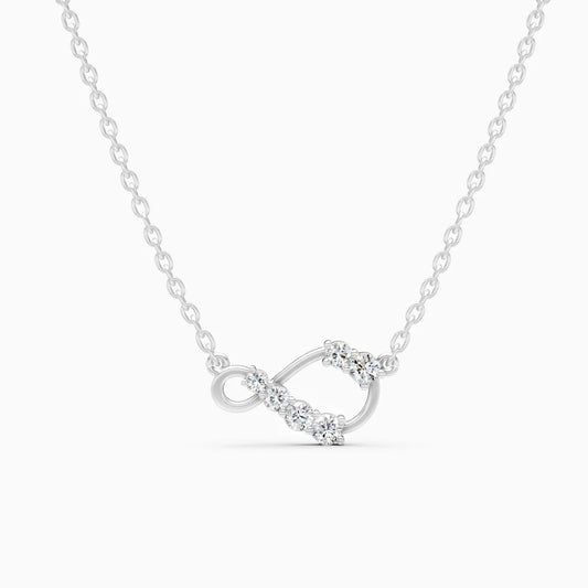 Infinite Curve Lab Grown Diamond Pendant