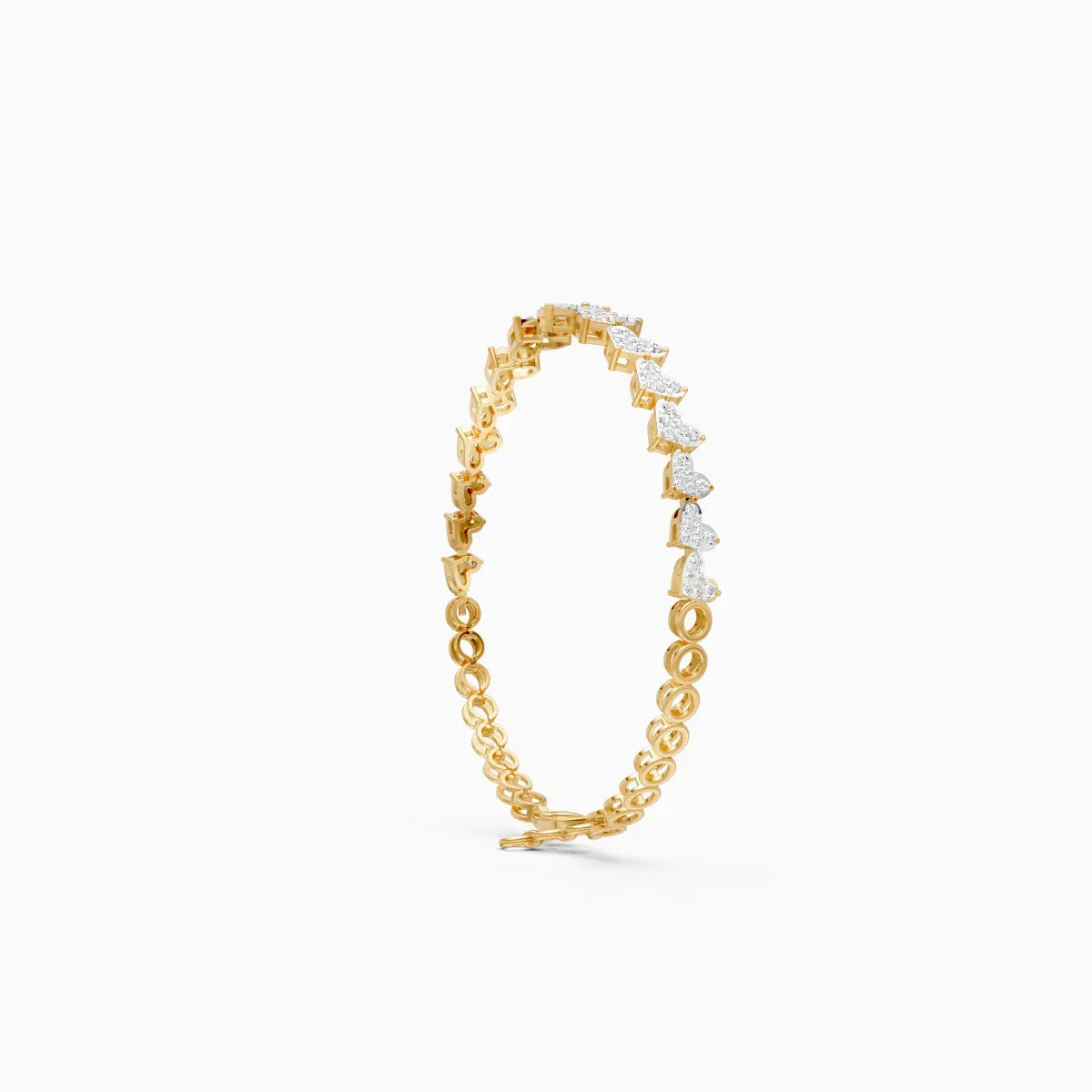 Whispers of Love Heart Diamond Bracelet