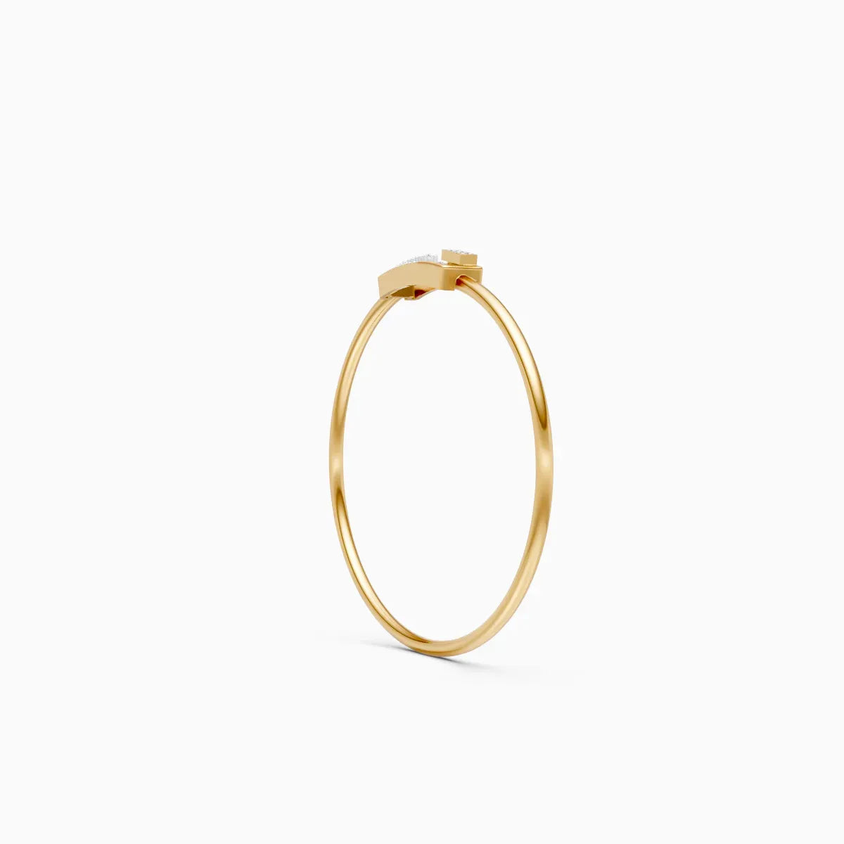 Classic Lab Grown Diamond Gold Bracelet