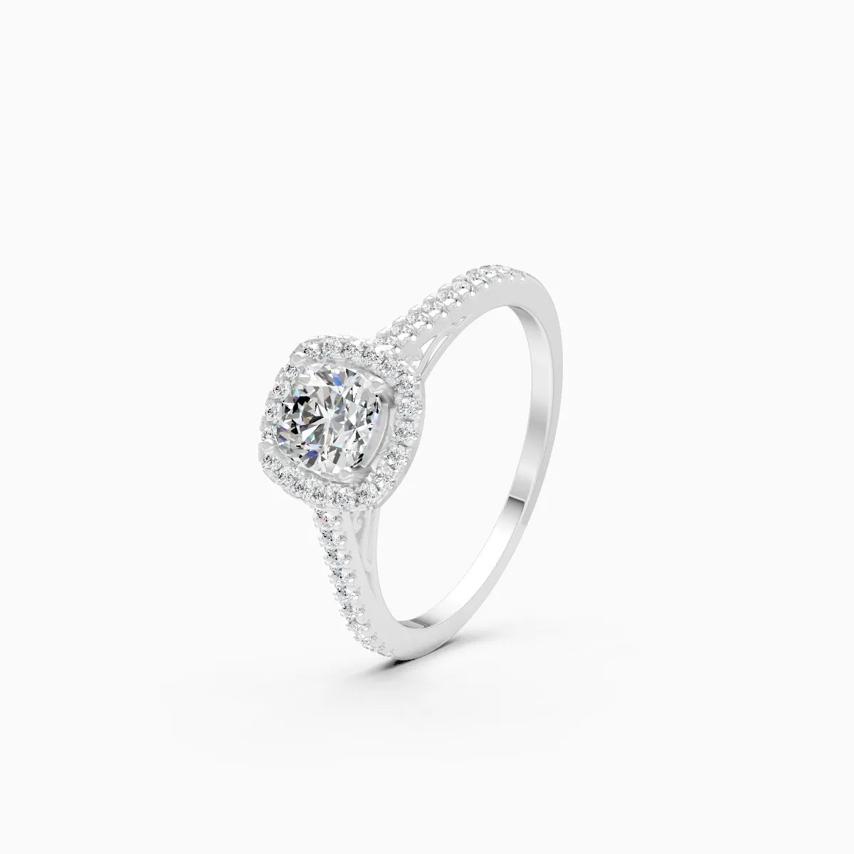 Square Centerpiece With Mini Diamond Band