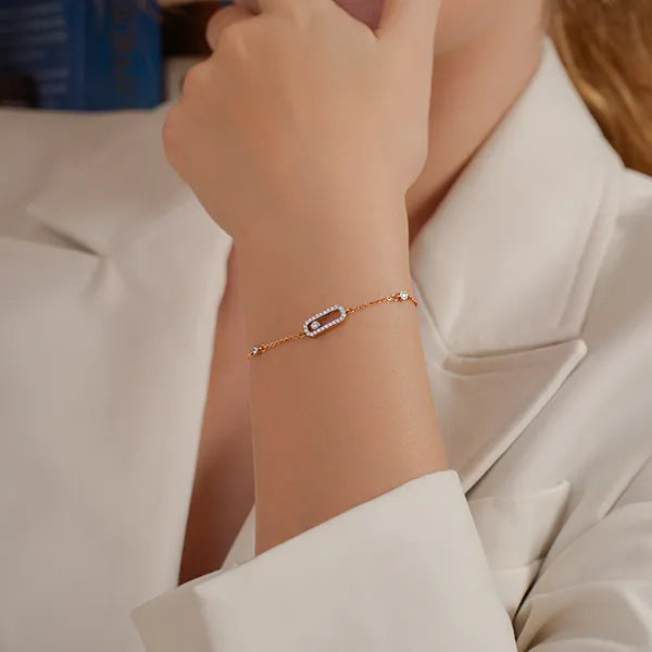 Move Classic Pave lab Diamond Bracelet