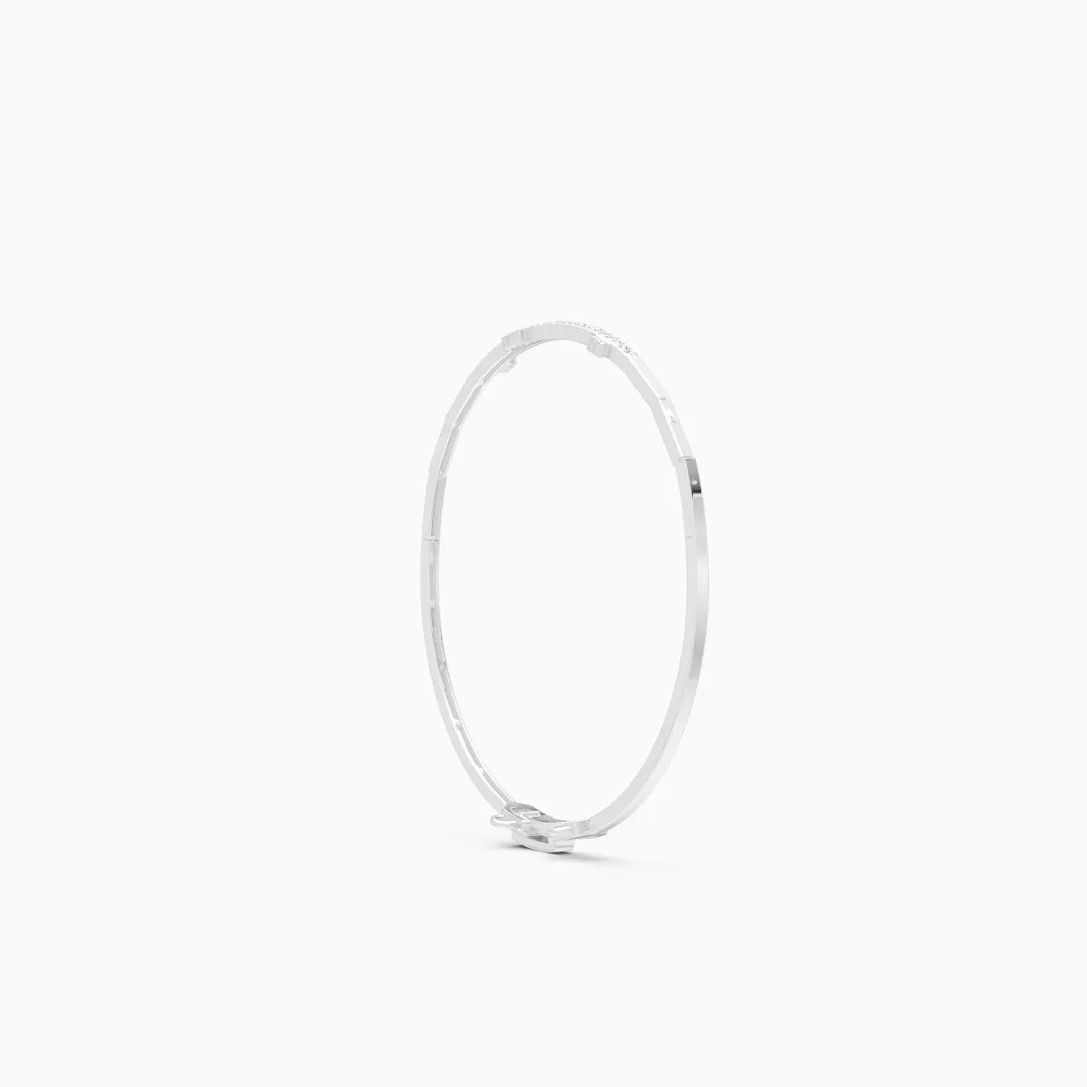 Single Line Light Weight Lab Grown Diamond Bracelet