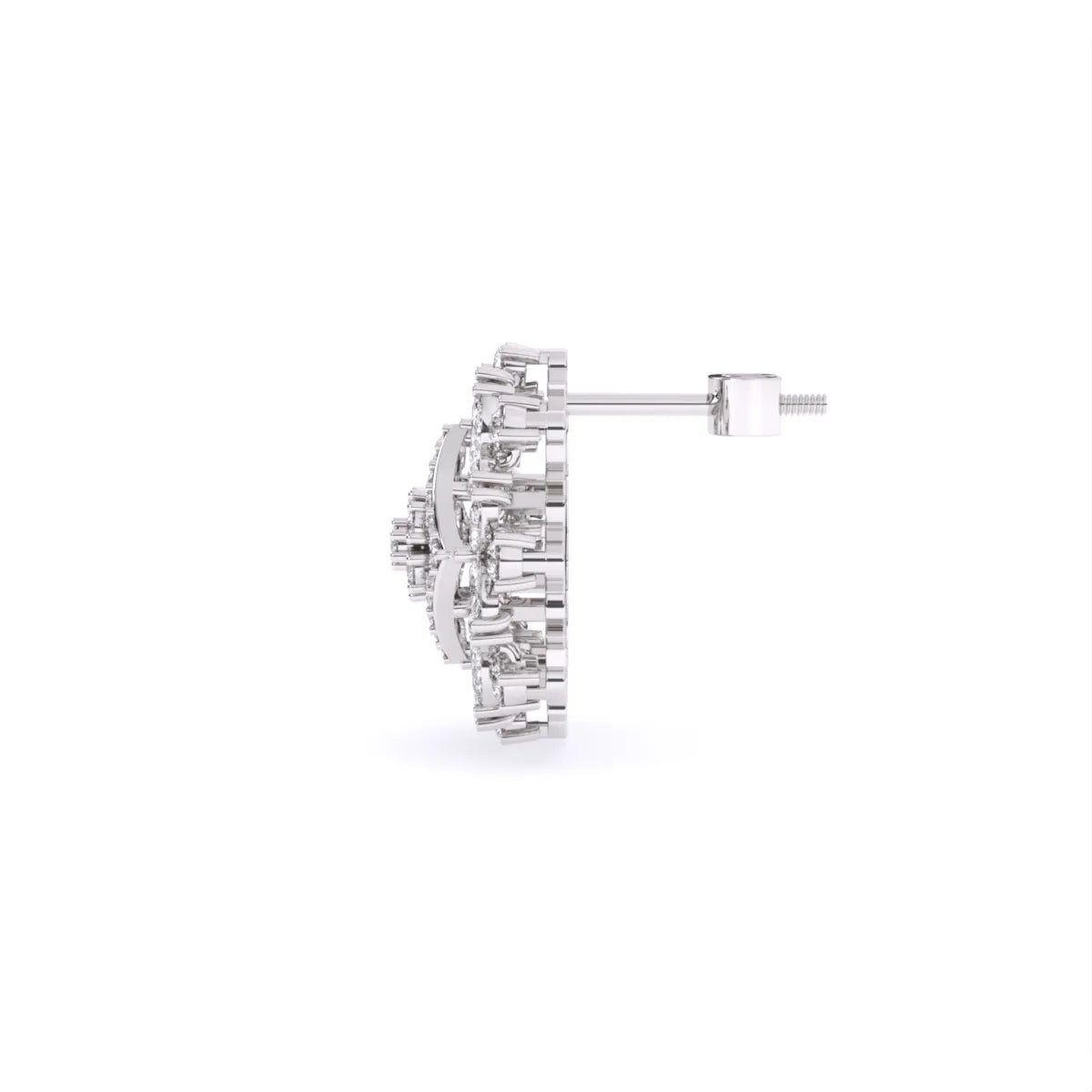 Elegant Classic Lab Grown Diamond Earrings