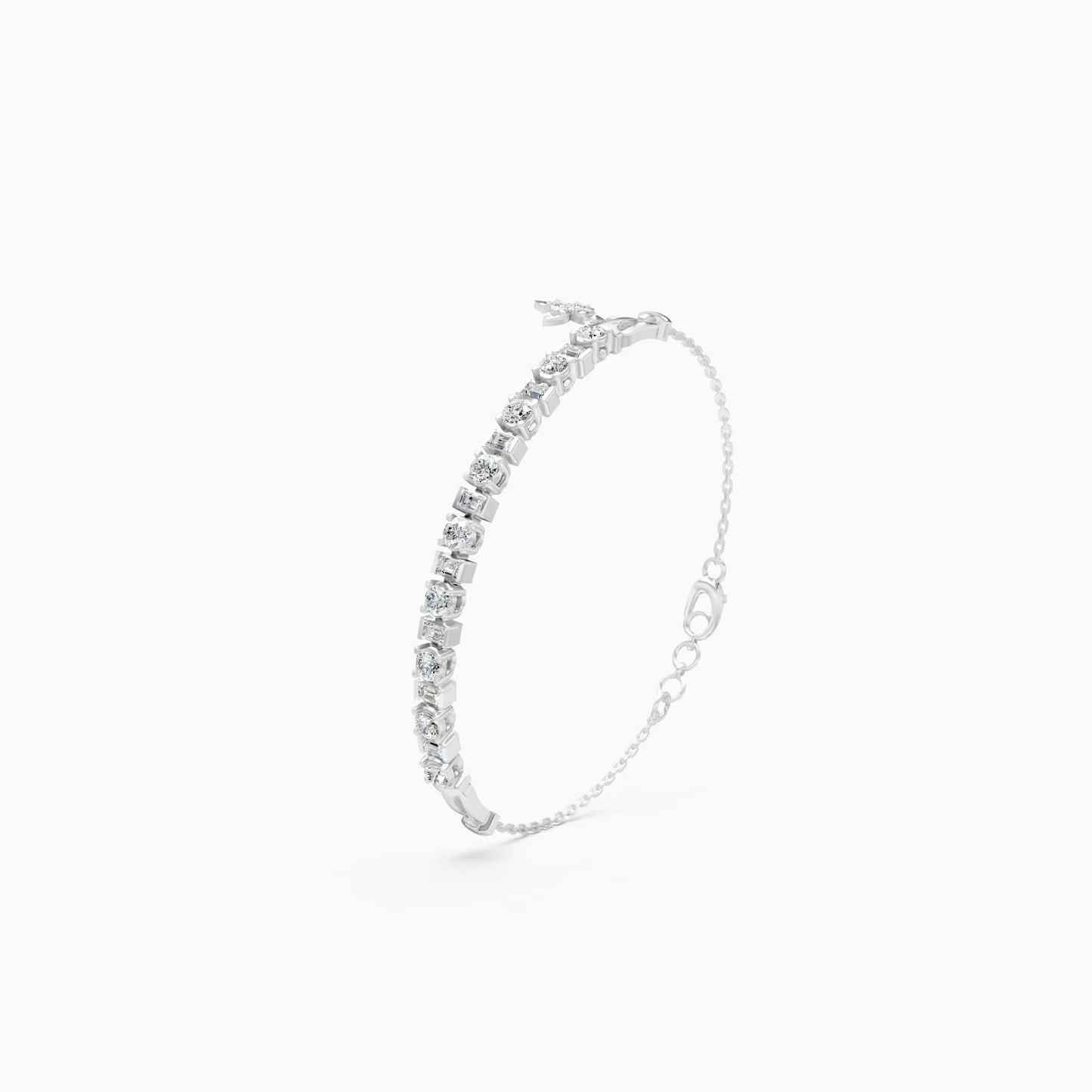 Luxury Lab Grown Diamond Line Bracelet