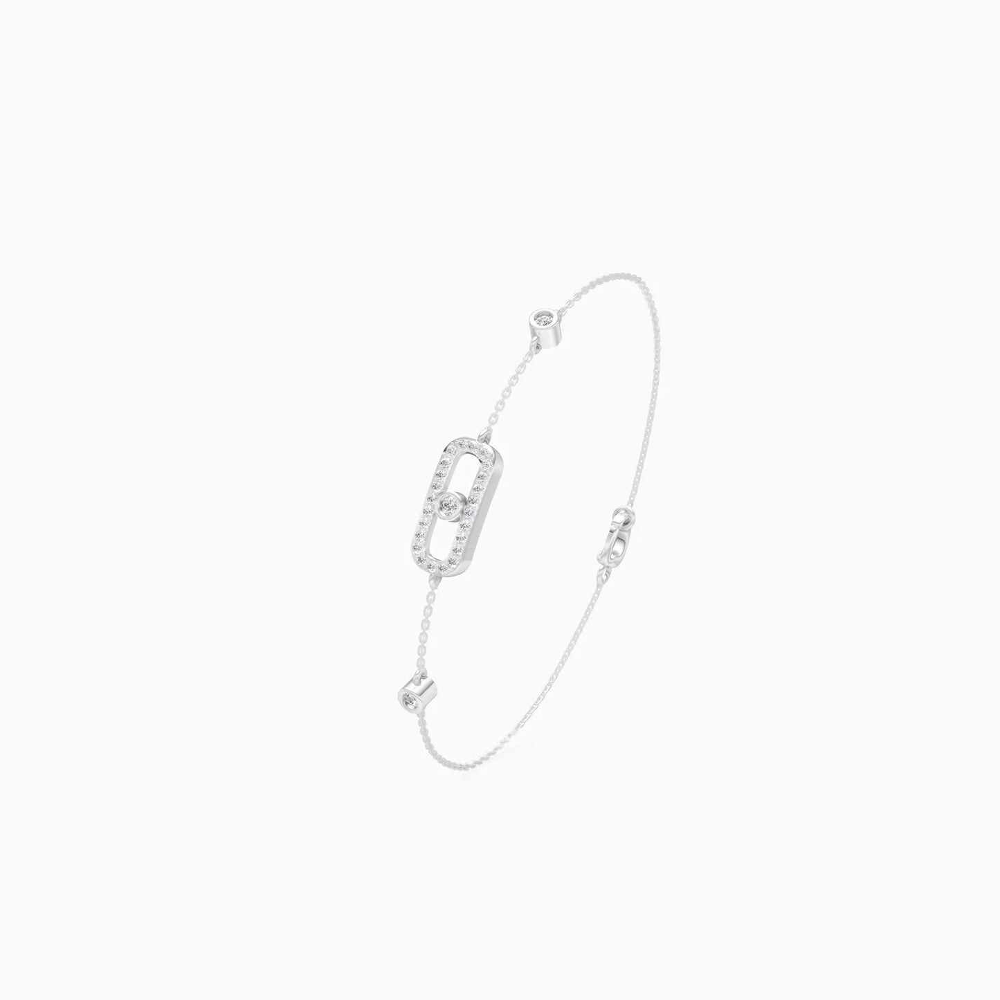Move Classic Pave lab Diamond Bracelet