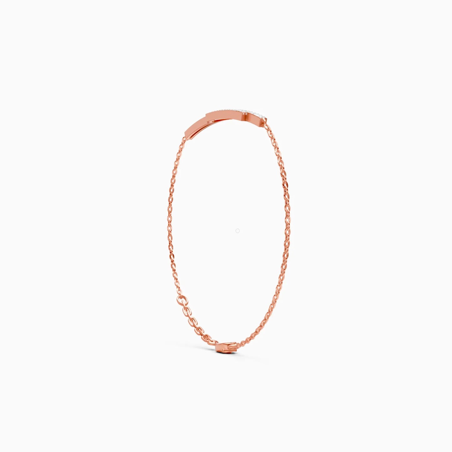 Two Line Chain lab Grown Diamond Bracelet