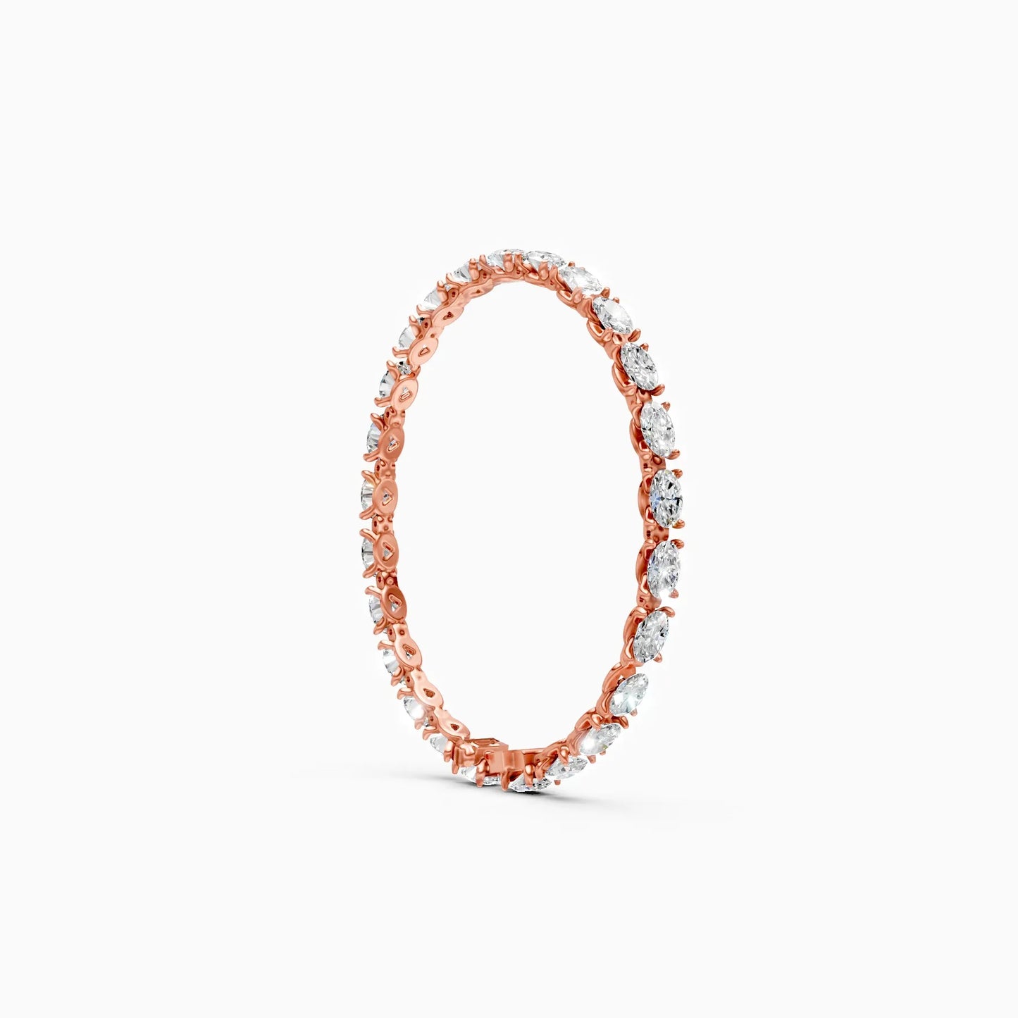 Infinity Shine Oval Diamond Bracelet