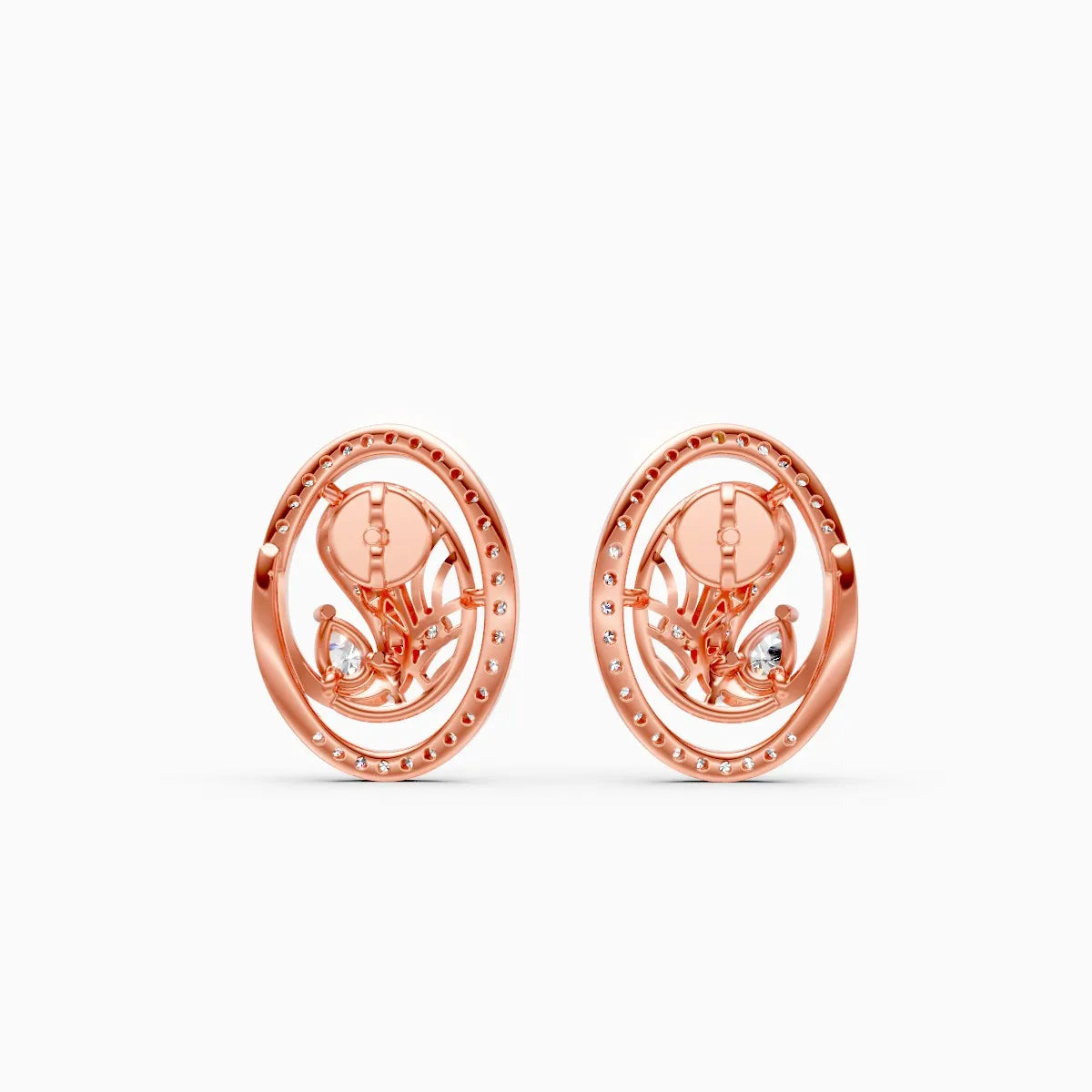 Lustre Loop Lab Grown Diamond Earrings