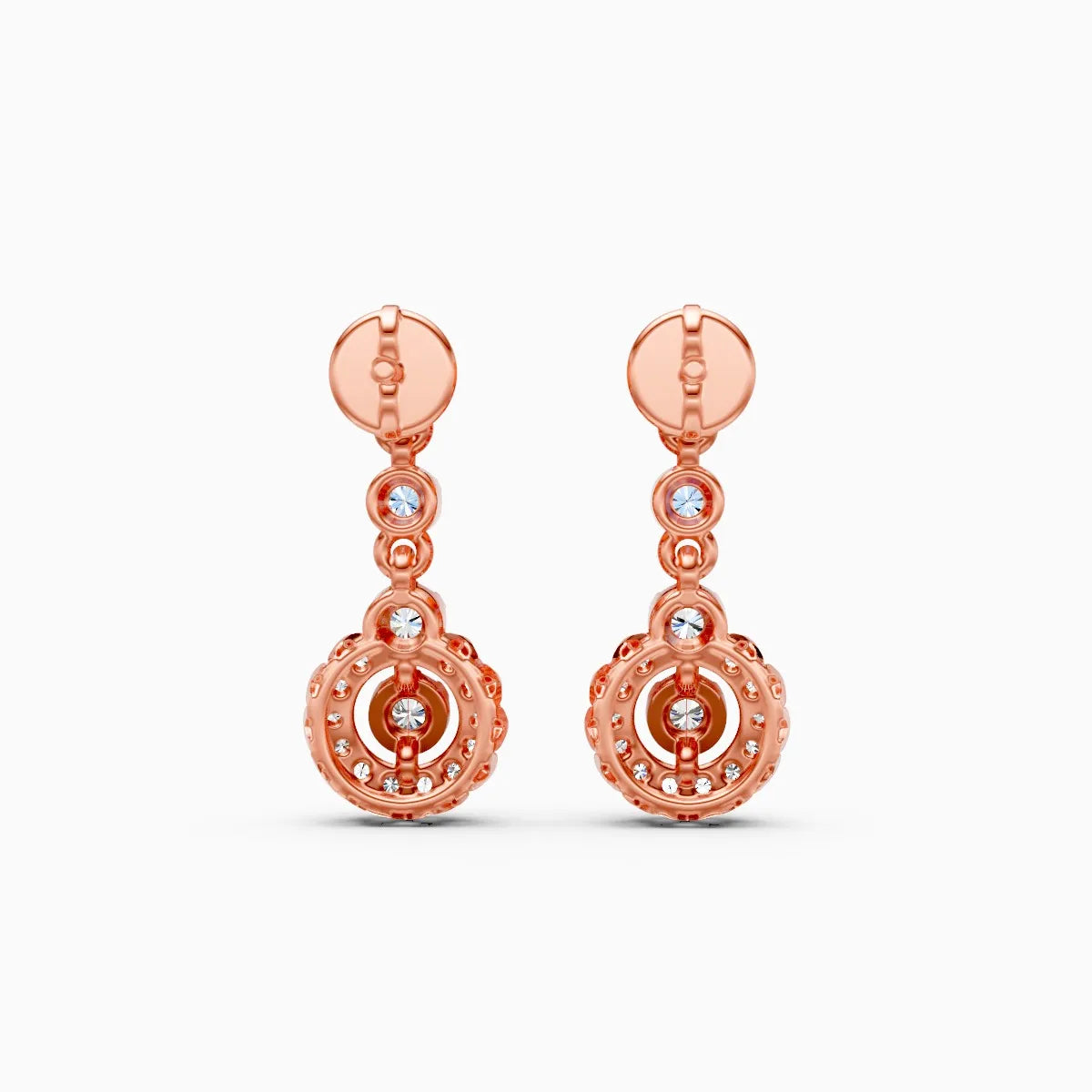 Halo Bloom Drop Earrings