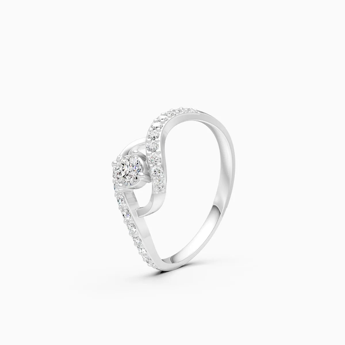 Dreamline Twirl Diamond Ring