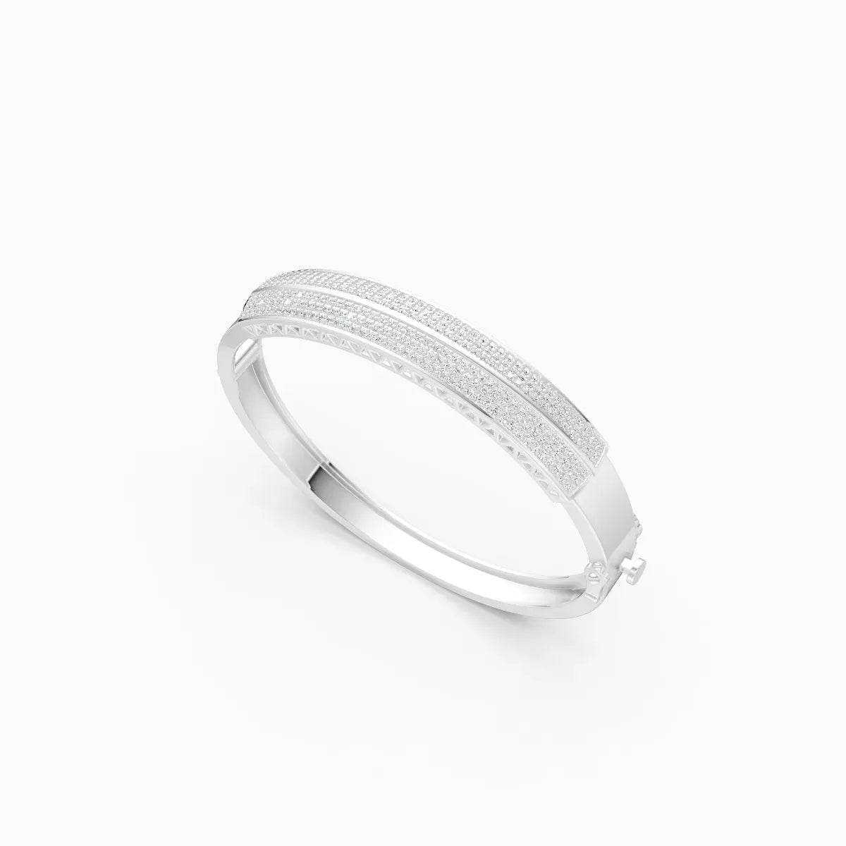 Modern Design Lab Grown Diamond Mens Bracelet