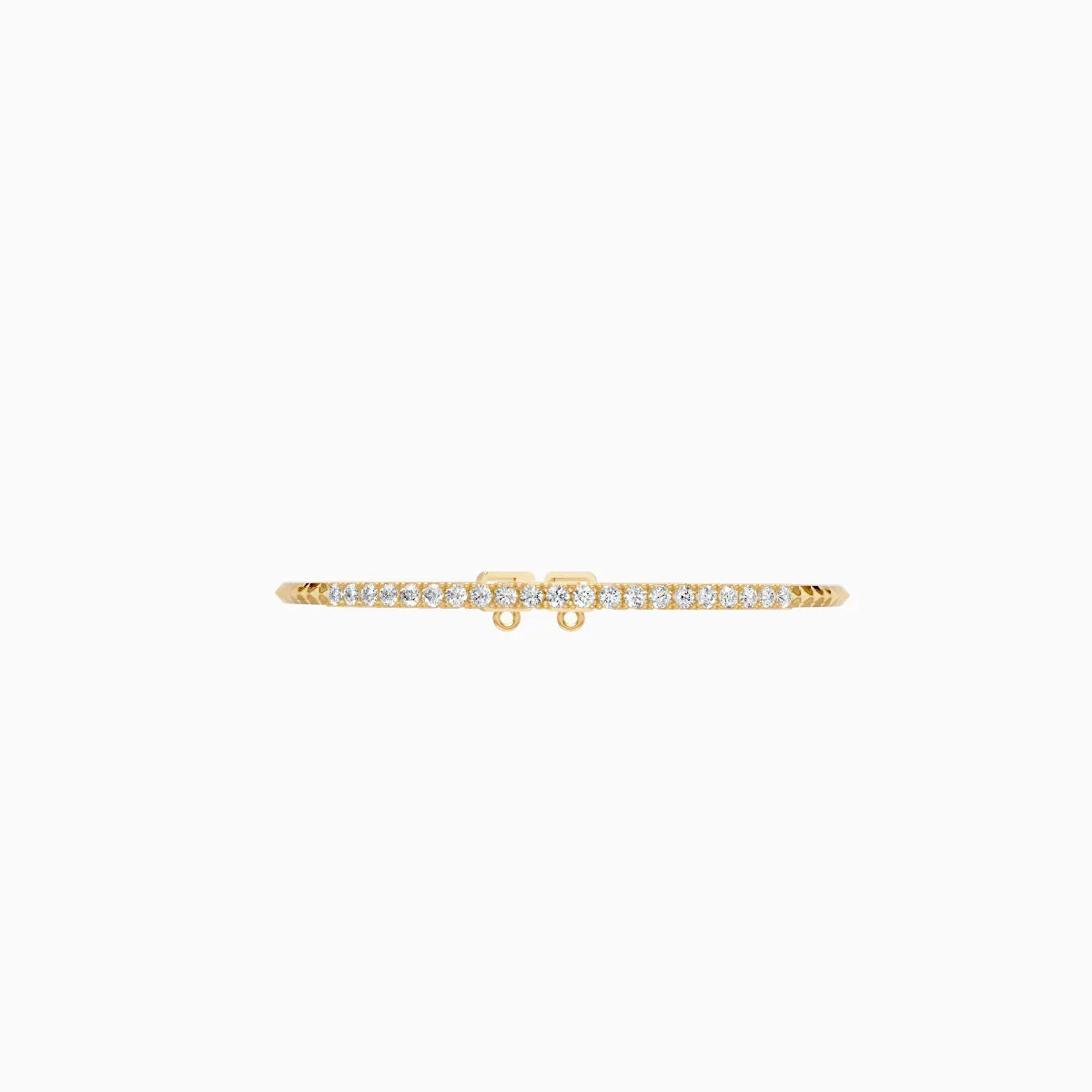 Tennis Lab Grown Diamond Gold Bracelet