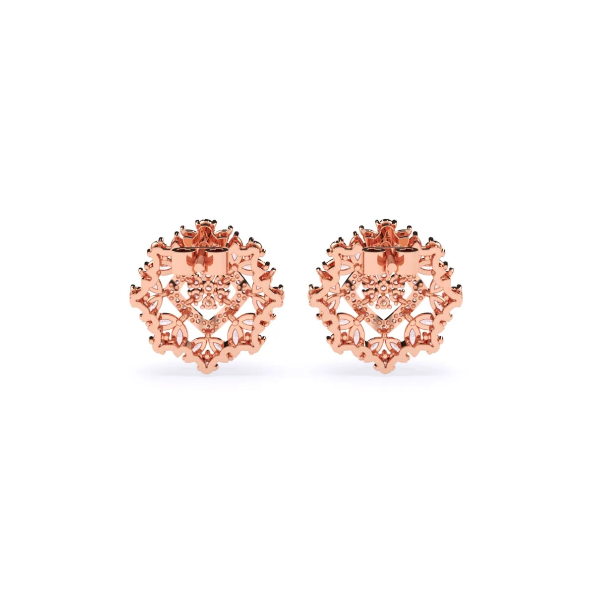 Elegant Classic Lab Grown Diamond Earrings