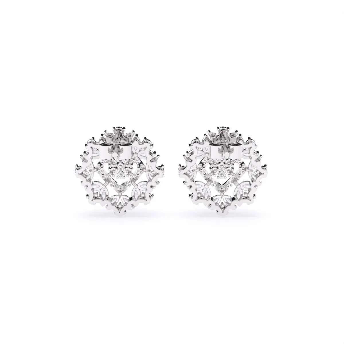 Elegant Classic Lab Grown Diamond Earrings