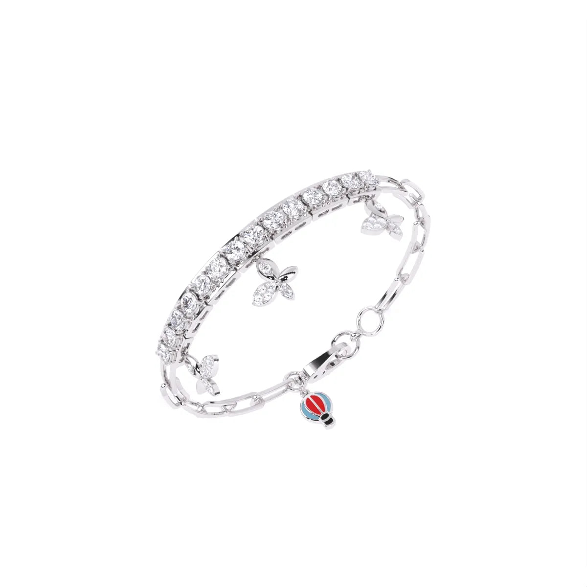 Half Eternity Diamond Bracelet
