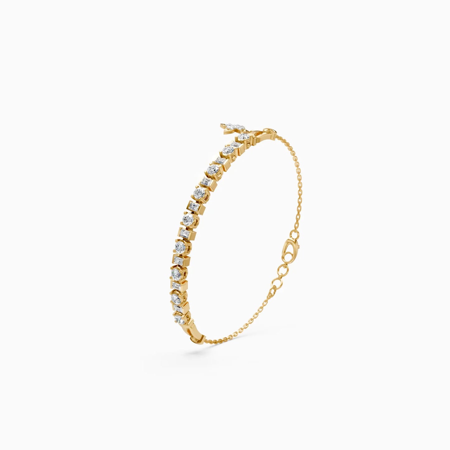 Luxury Lab Grown Diamond Line Bracelet