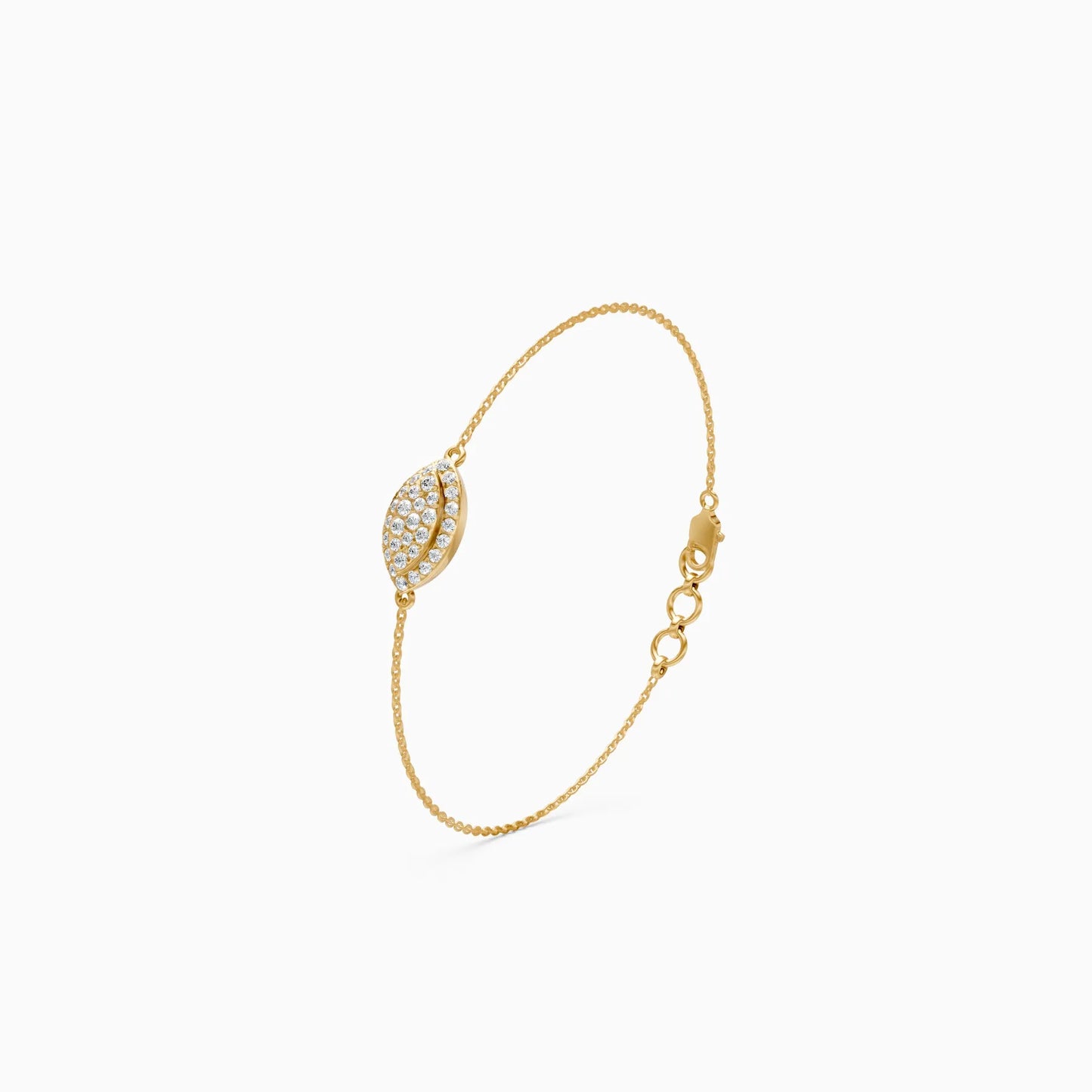 Stylish Luxe-Shaped Diamond Bracelet